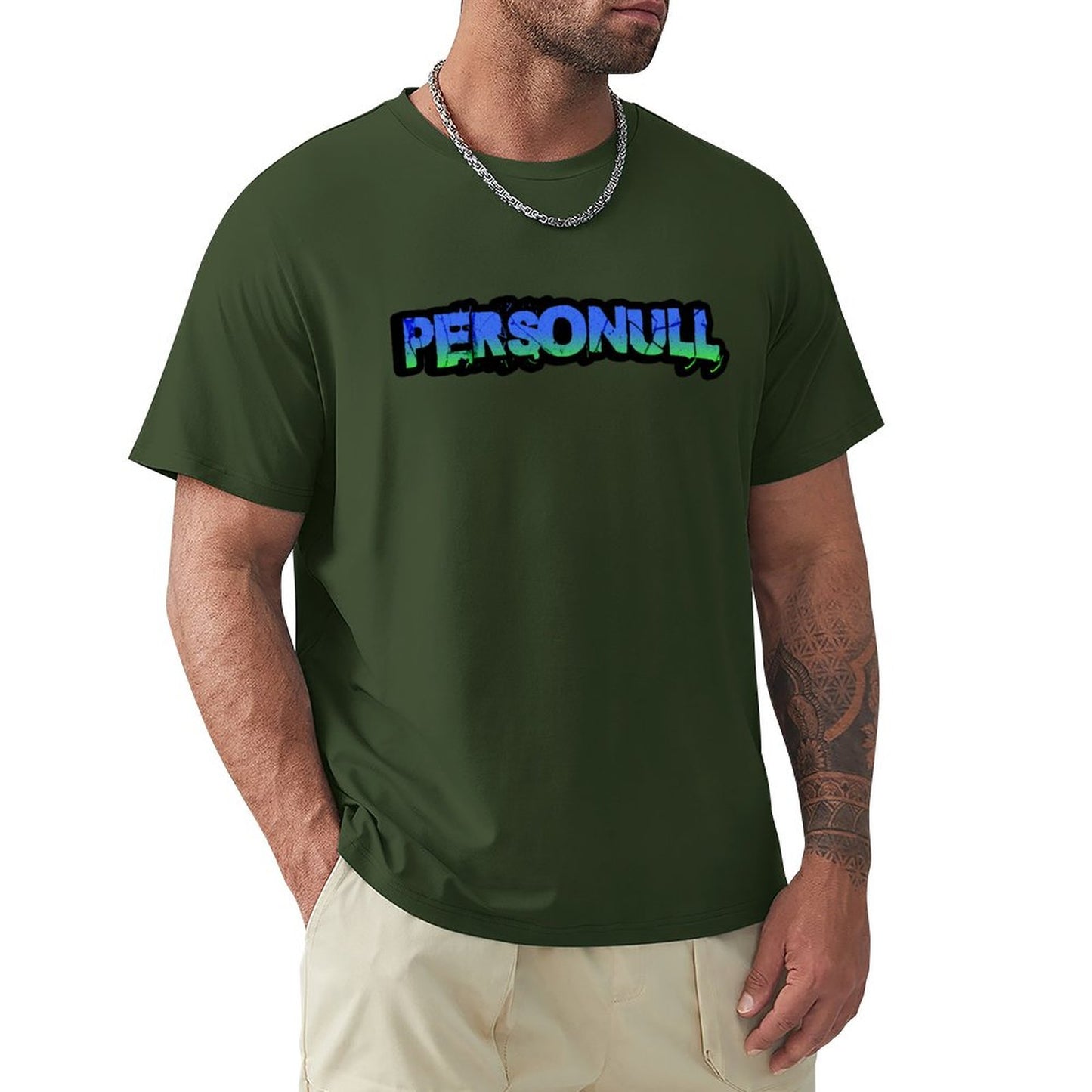 Blue and Green Logo T-Shirt