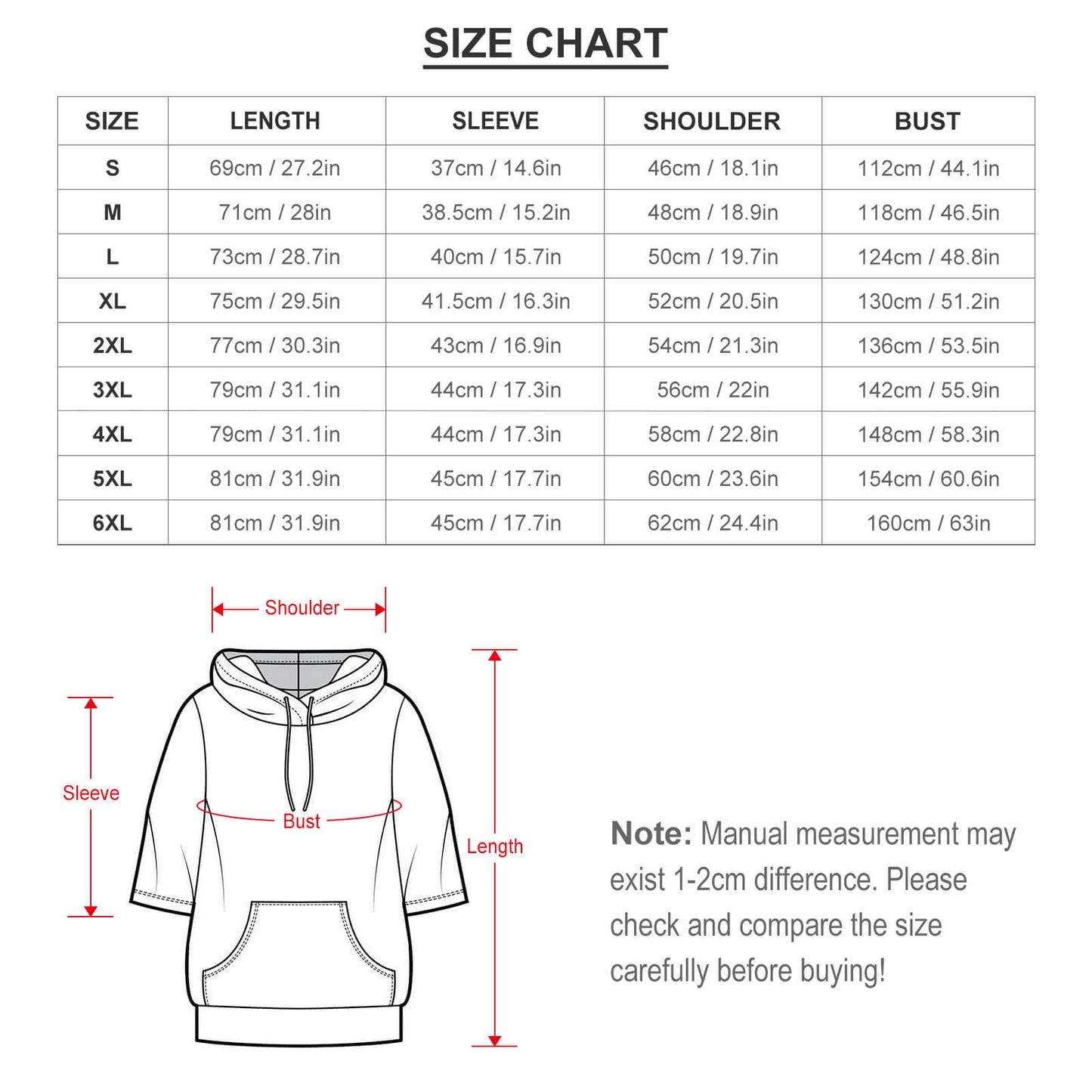 Limitless by Nature Heavy Short Sleeve Hoodie