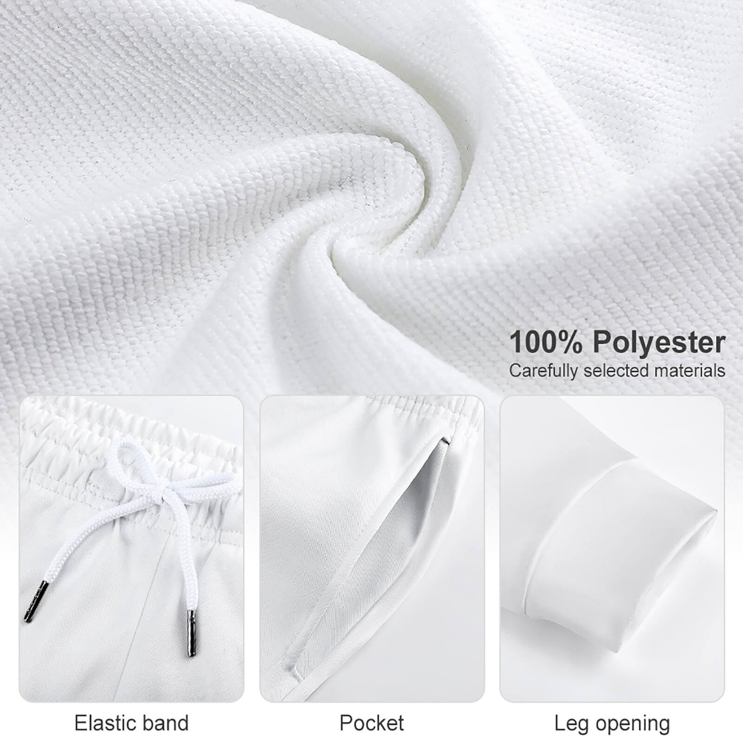 Brick Polyester Sweatpants
