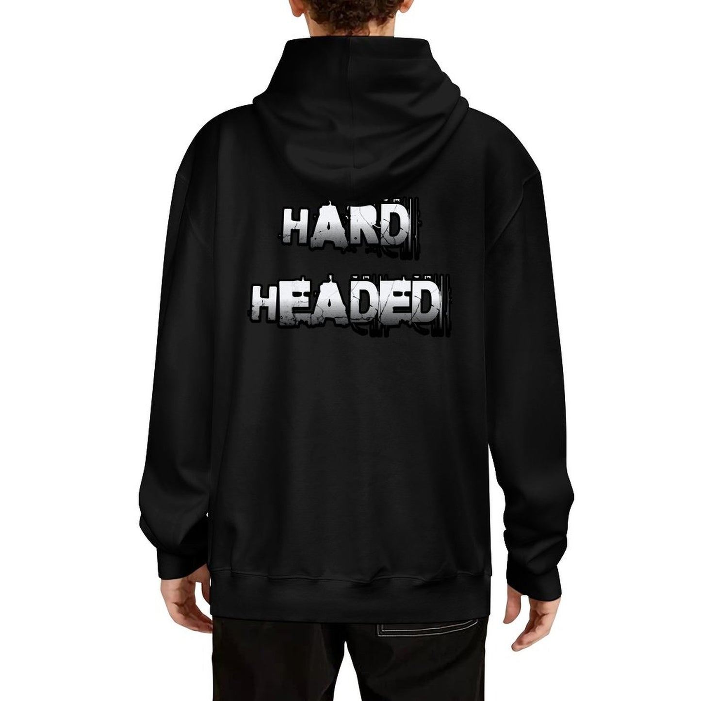 White Hard Headed Heavy Hoodie