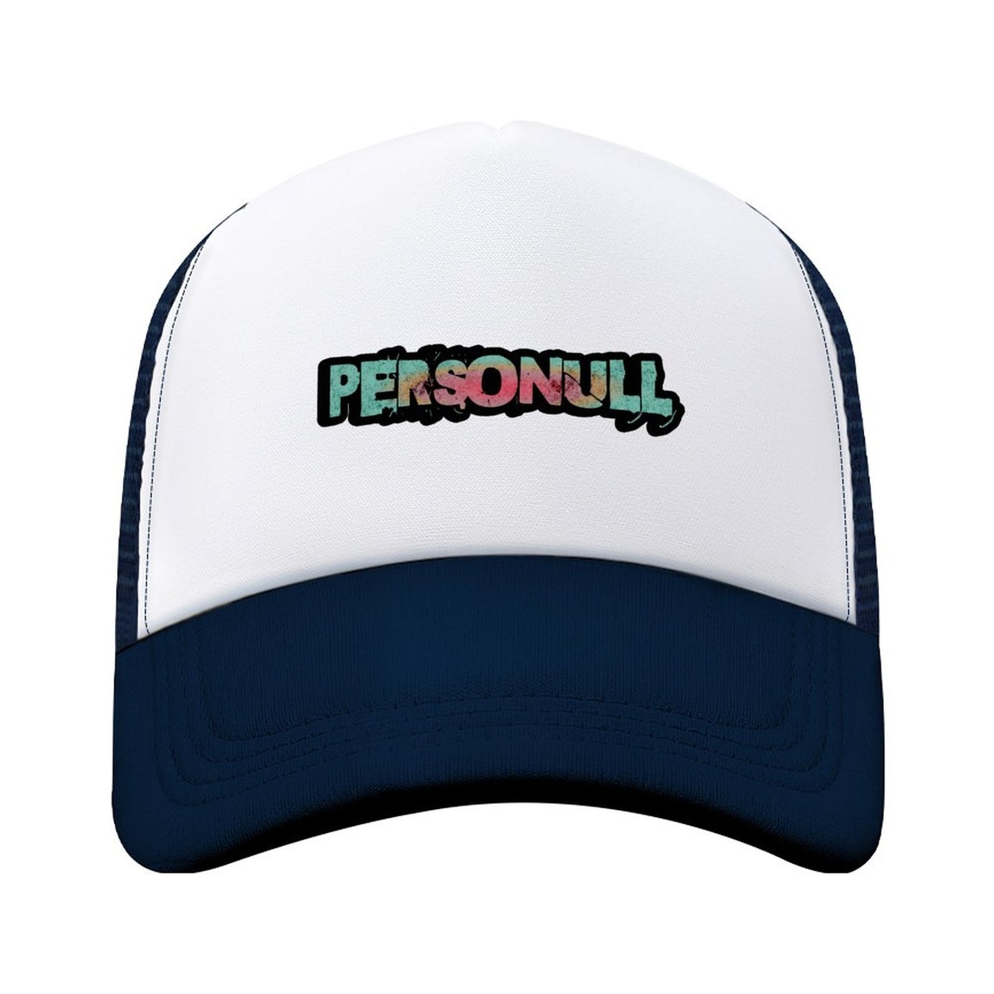 Pink And Teal Logo Hat