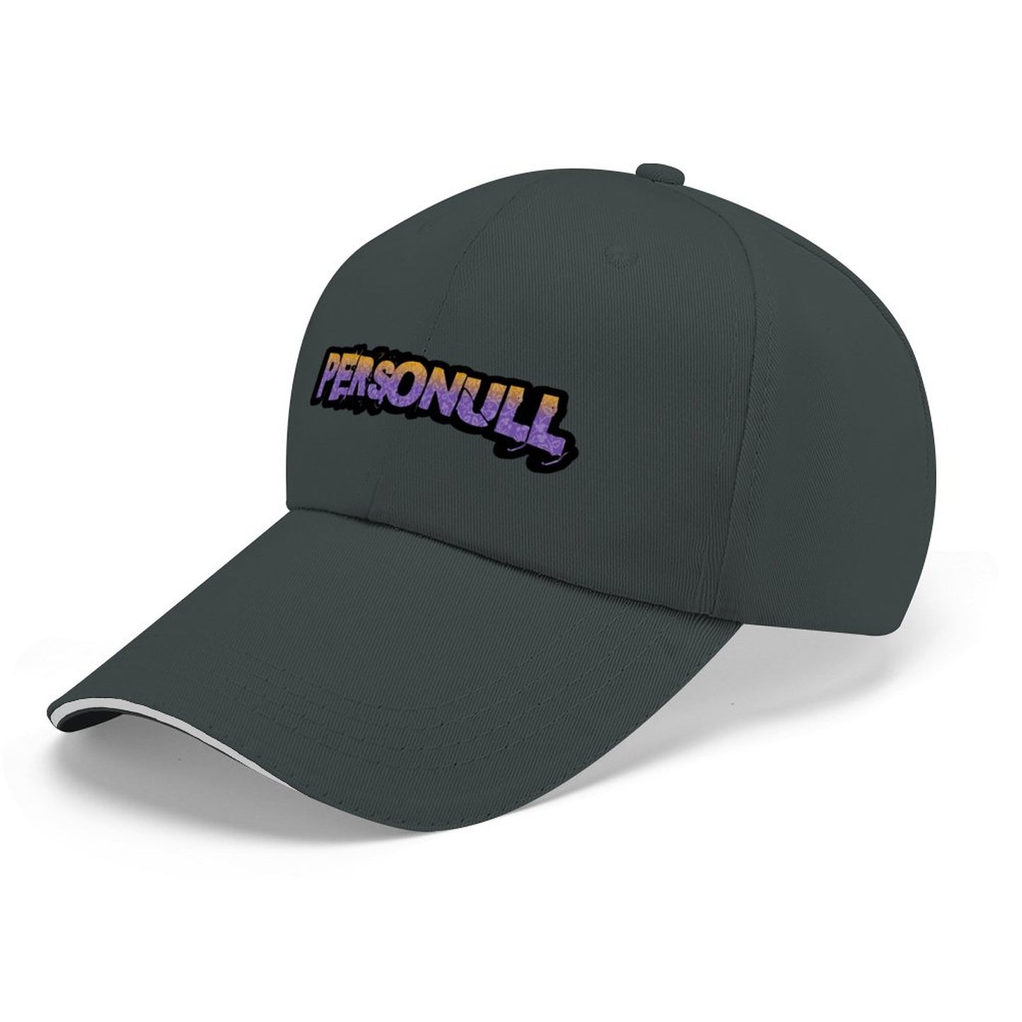 Purple And Orange Logo Hat