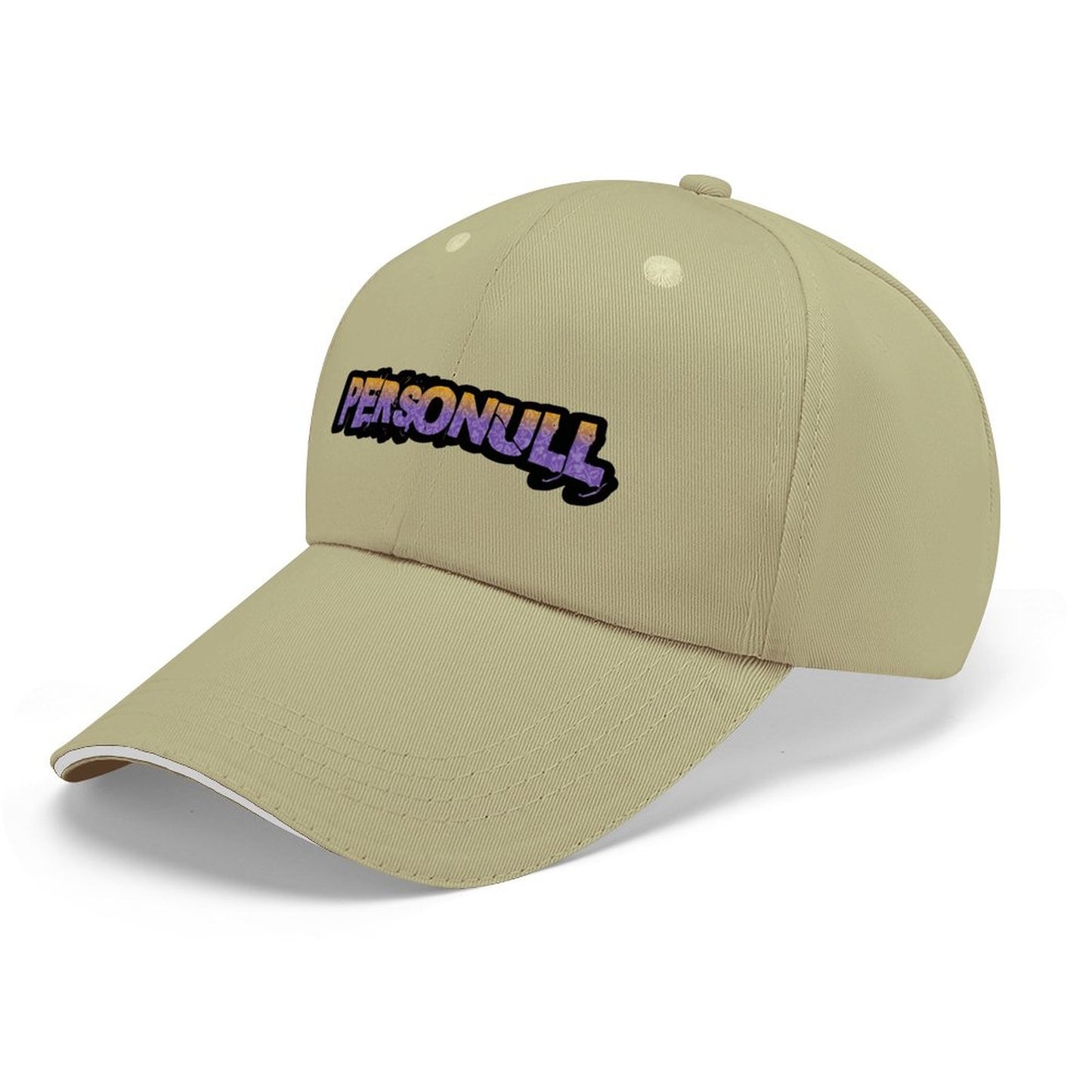 Purple And Orange Logo Hat