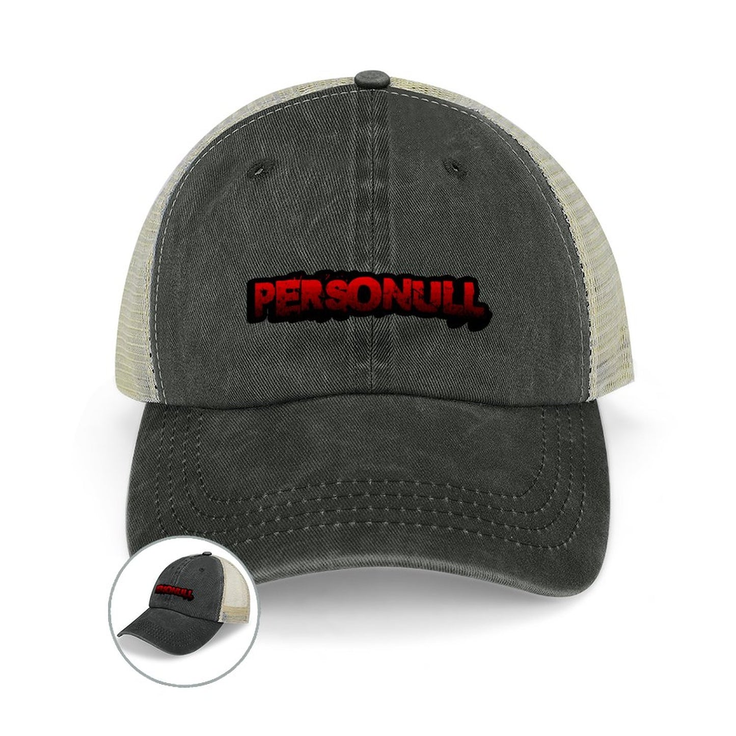 Red Logo Trucker Hat
