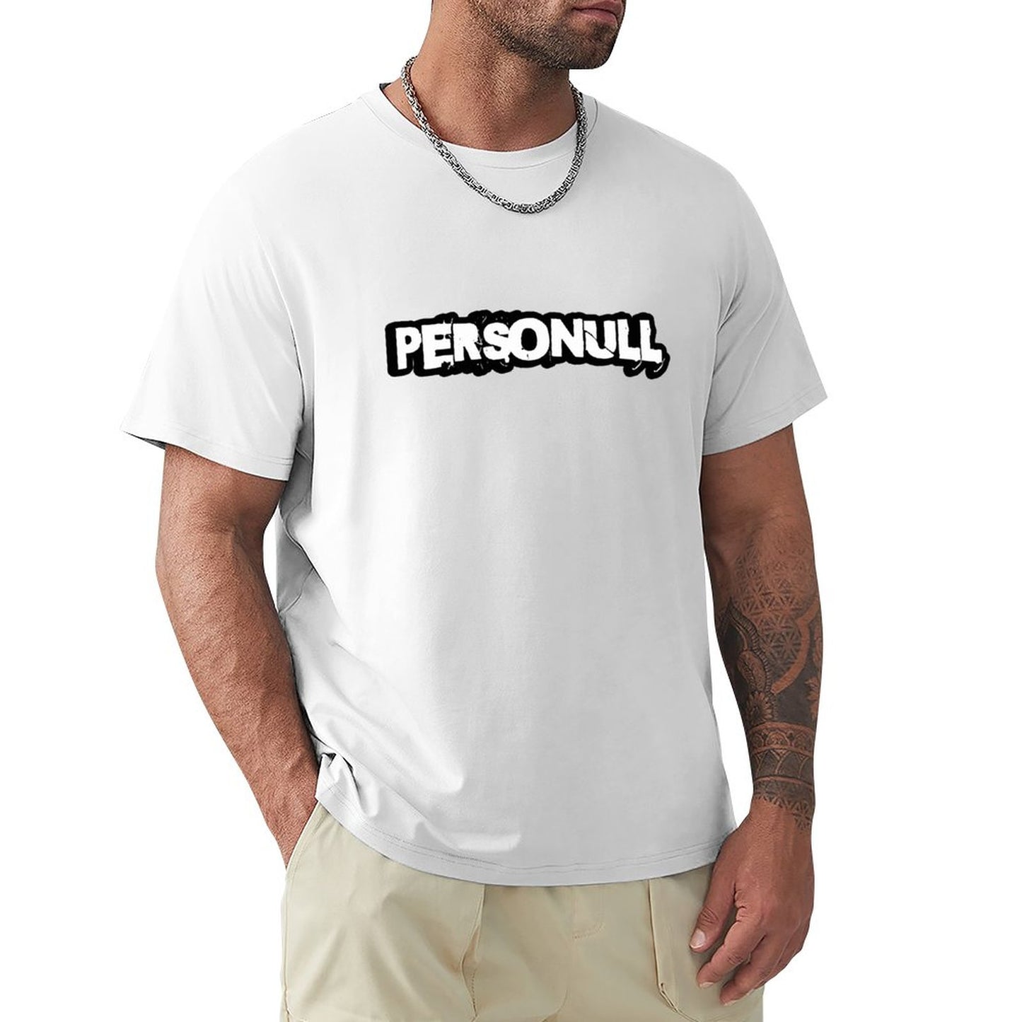 White Personull Logo T-Shirt