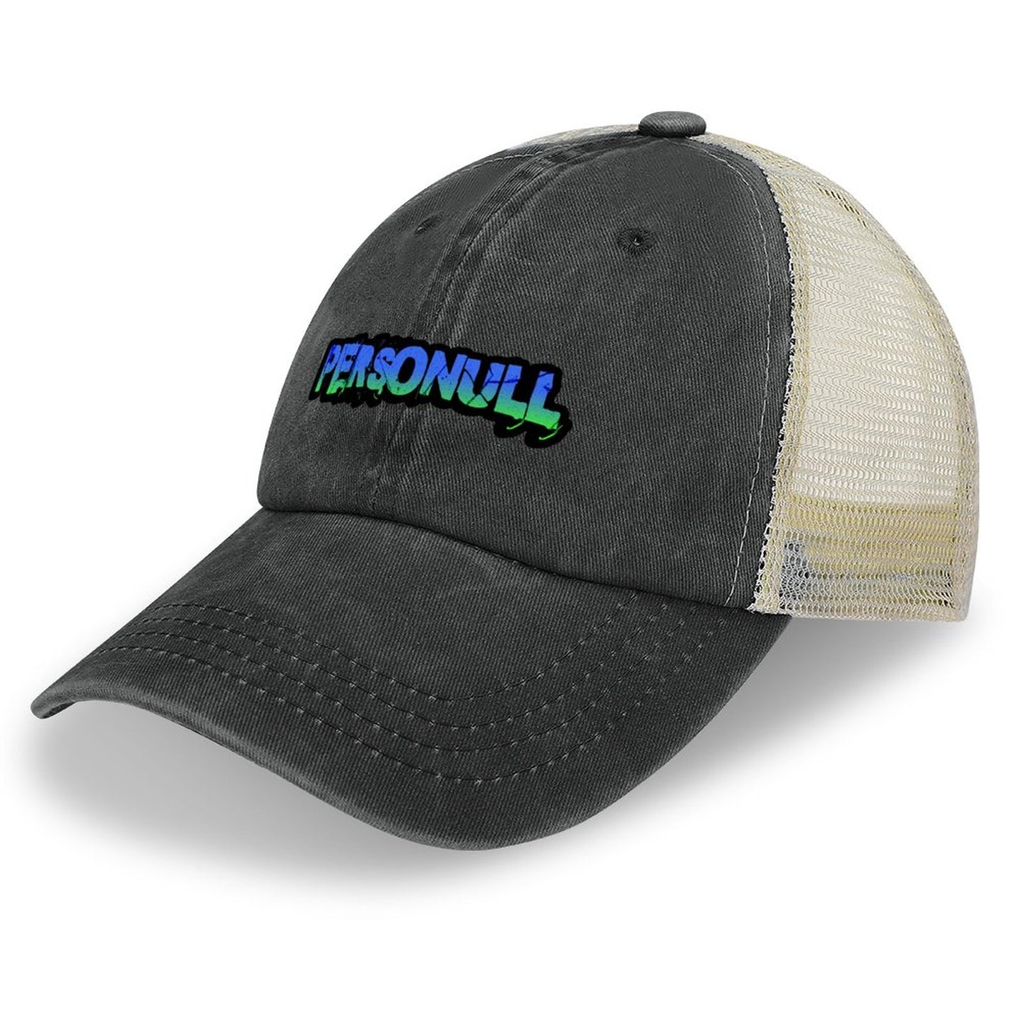 Blue and Green Logo Trucker Hat