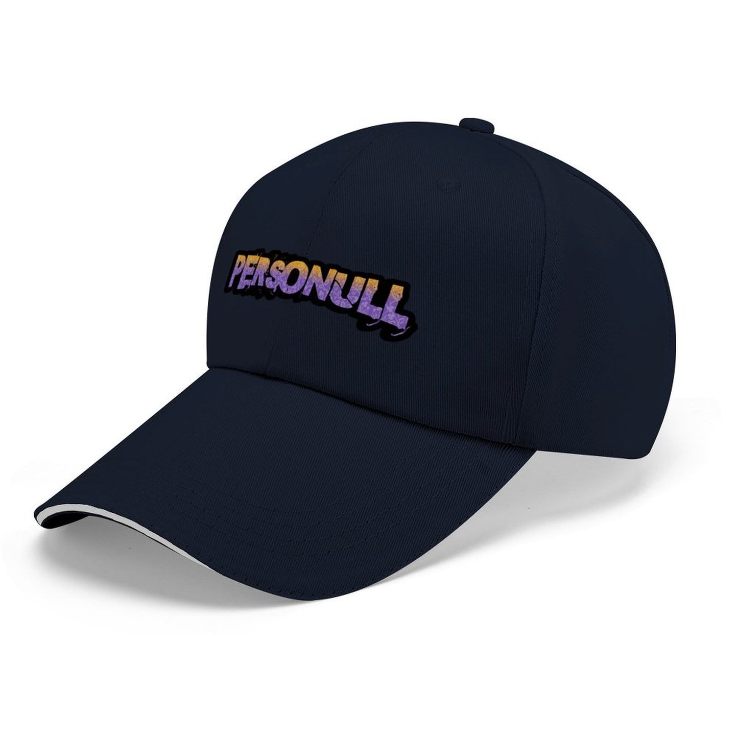 Purple And Orange Logo Hat