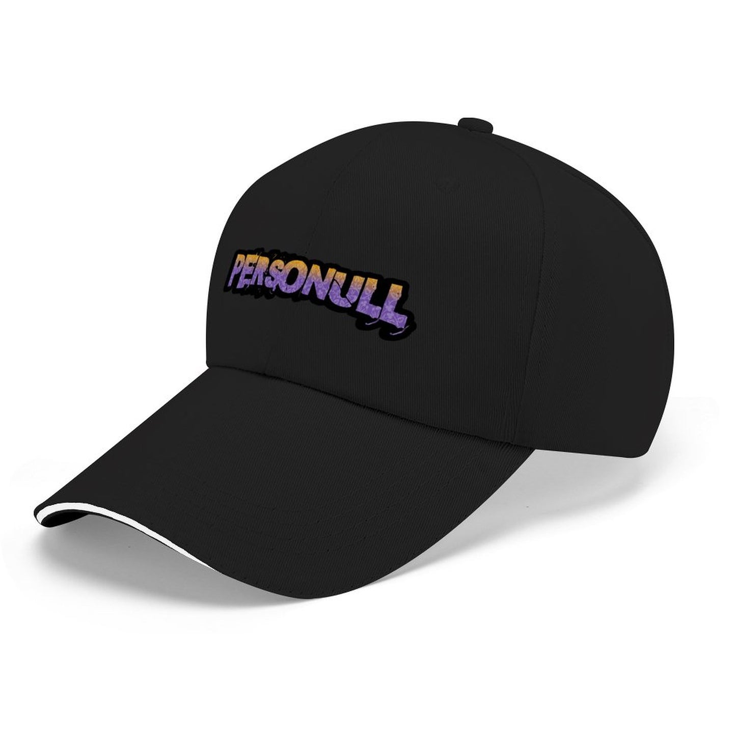 Purple And Orange Logo Hat