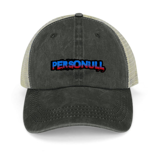 Blue and Red Logo Trucker Hat