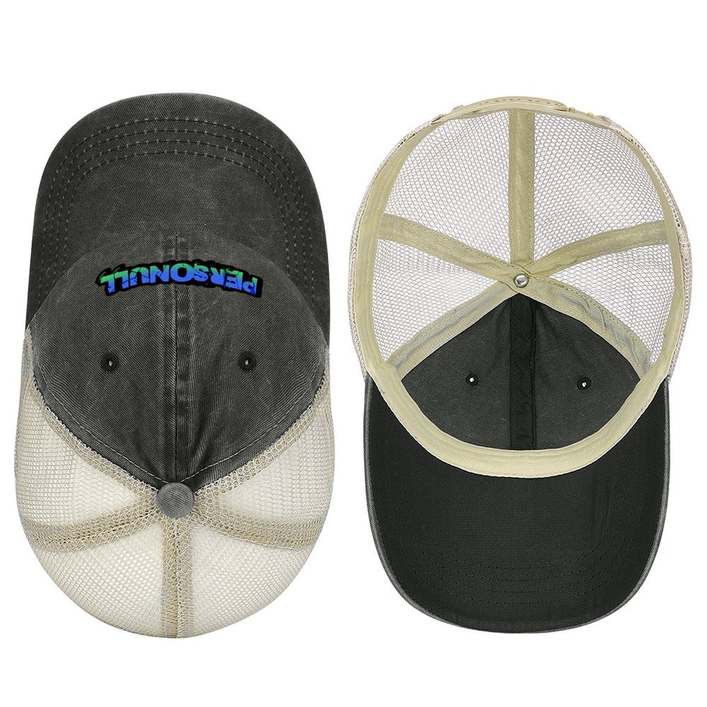 Blue and Green Logo Trucker Hat