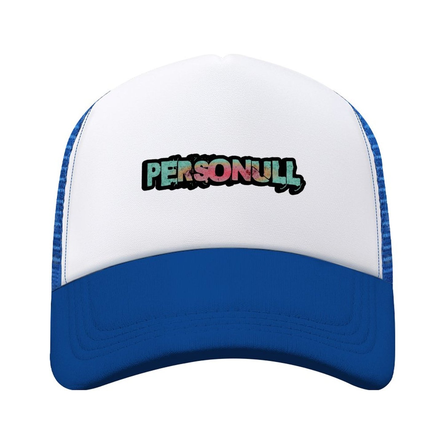 Pink And Teal Logo Hat