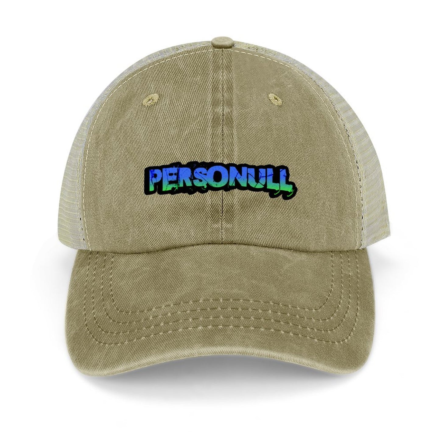 Blue and Green Logo Trucker Hat