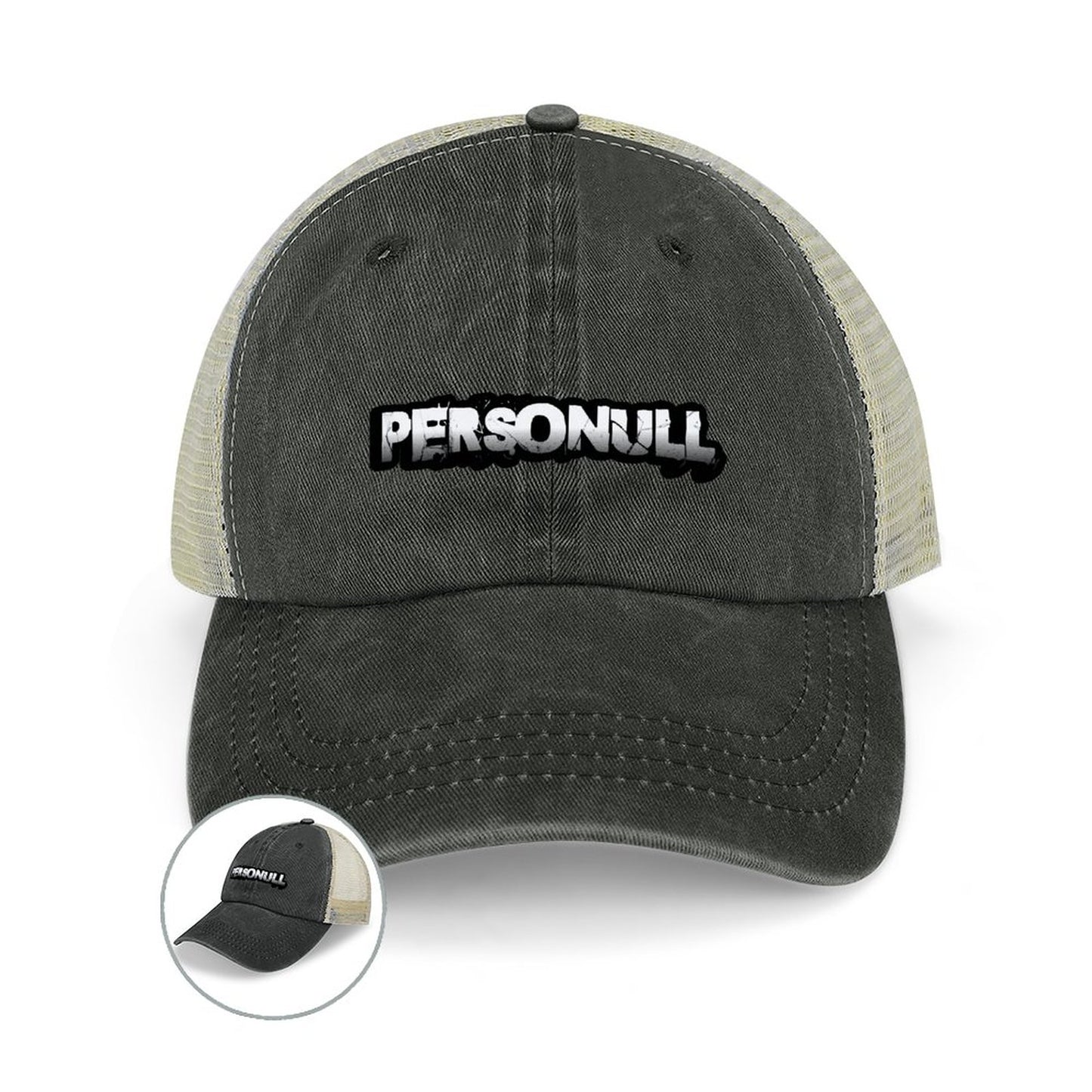 White Logo Trucker Hat