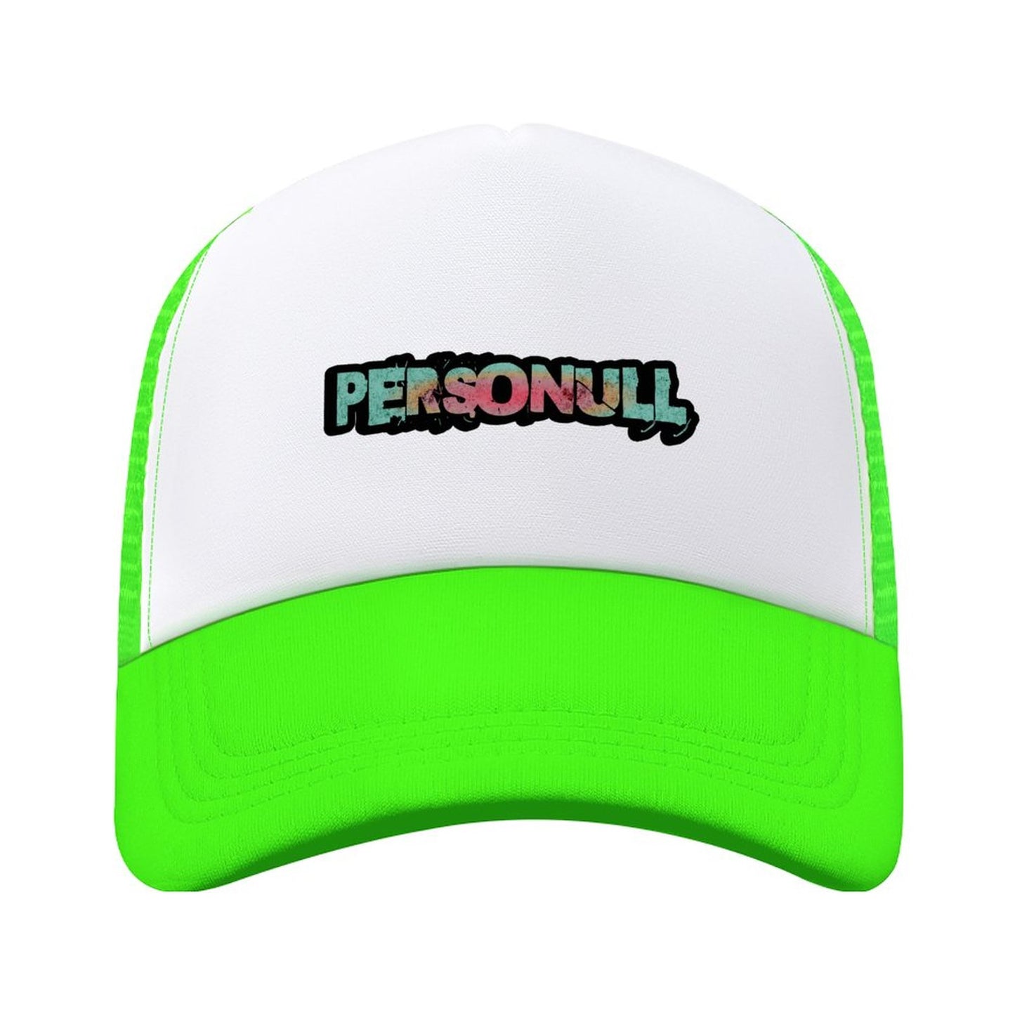 Pink And Teal Logo Hat