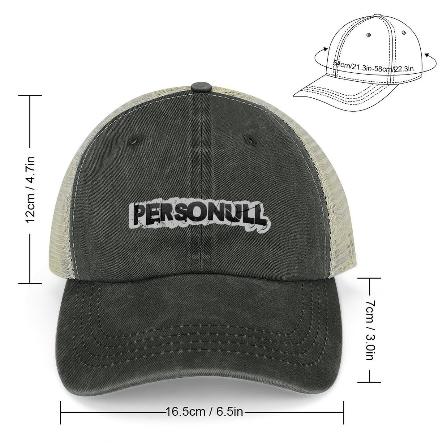 Black Logo Trucker Hat