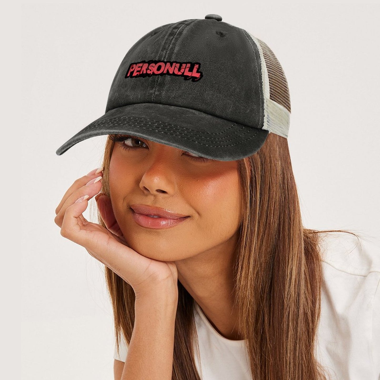 Red Logo Trucker Hat