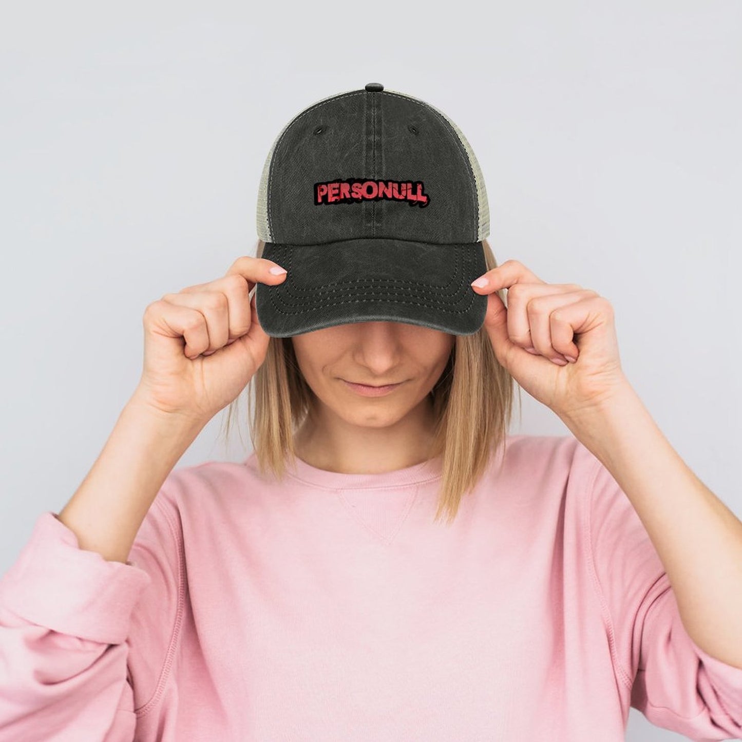 Red Logo Trucker Hat