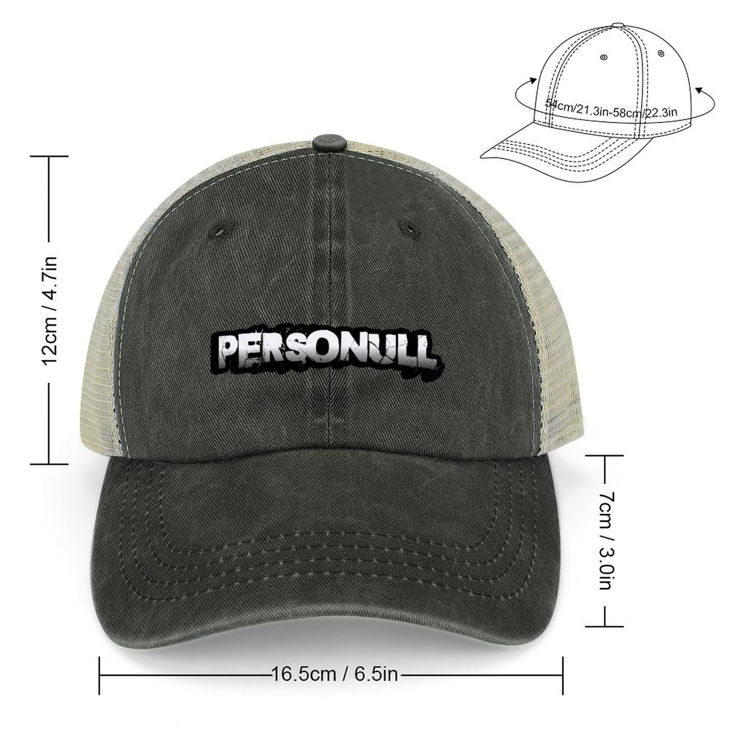 White Logo Trucker Hat