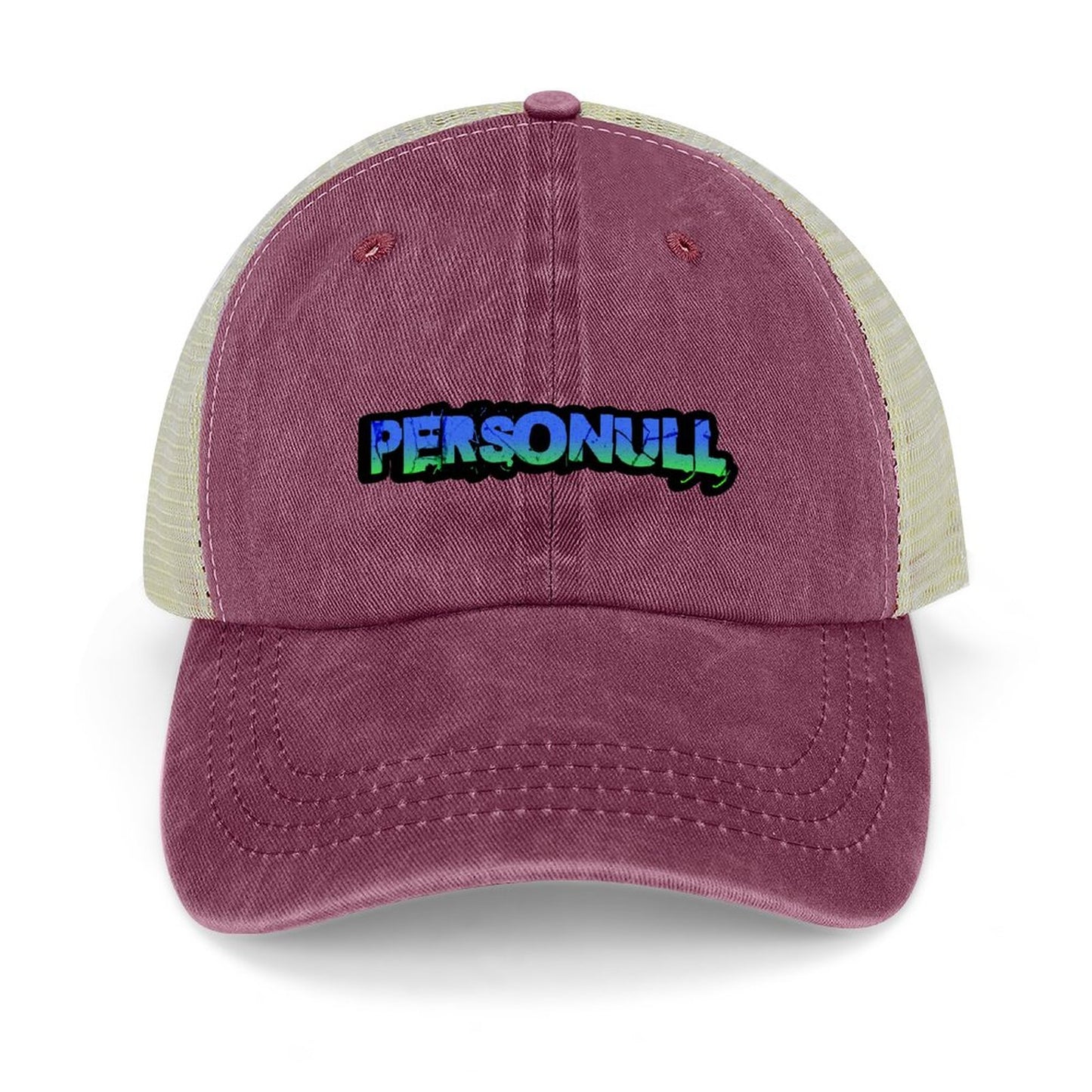Blue and Green Logo Trucker Hat