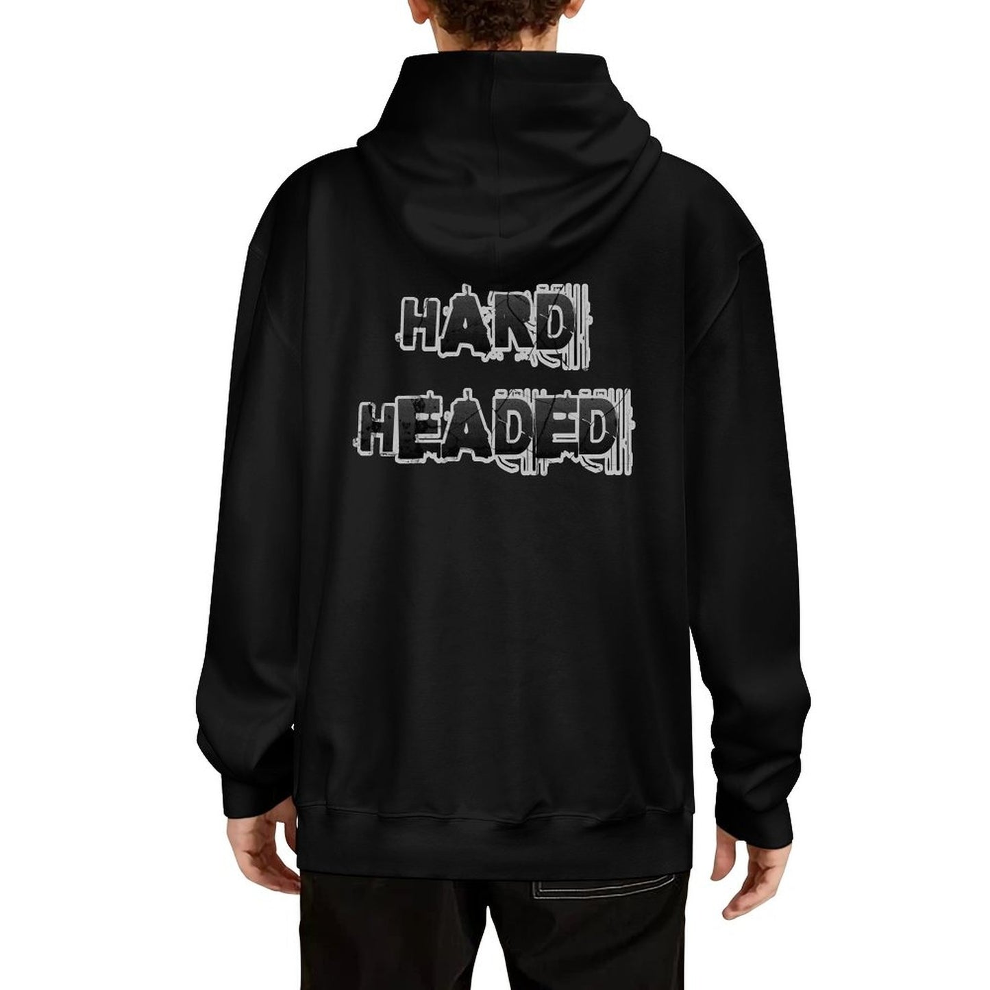 Black Hard Headed Heavy Hoodie