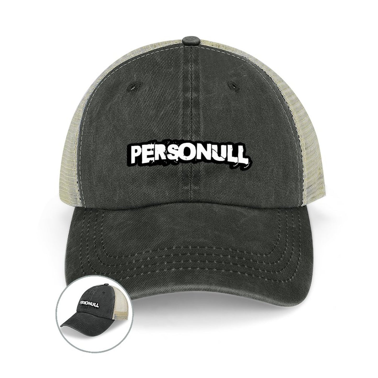 White Logo Trucker Hat