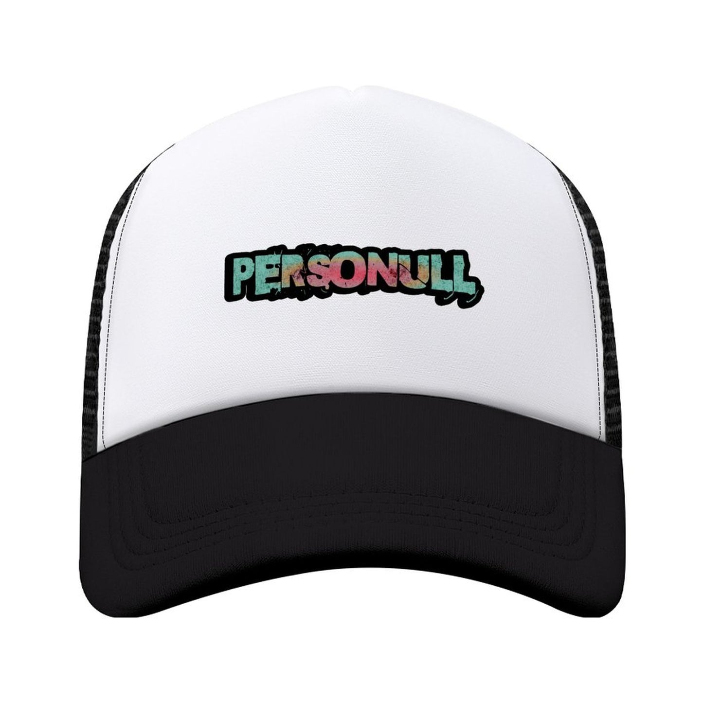Pink And Teal Logo Hat