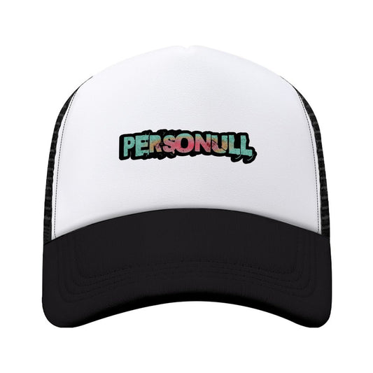 Pink And Teal Logo Hat